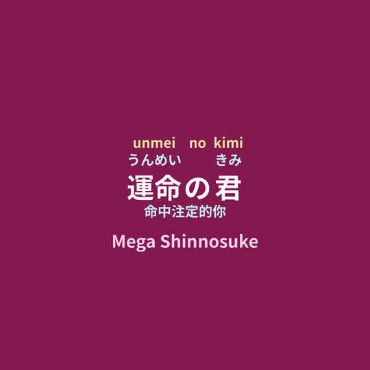 Mega Shinnosuke - 運命の君/命中注定的你